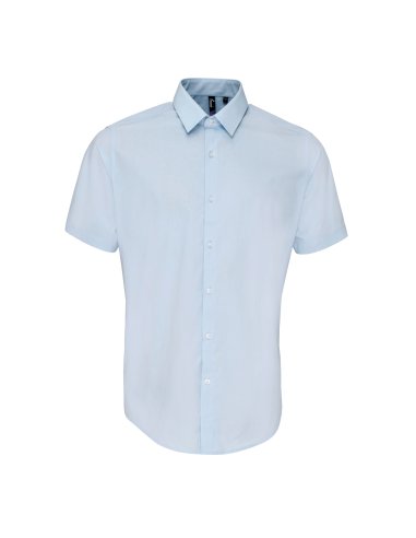 PRE-PR209-Chemise à manches courtes en popeline Supreme Homme